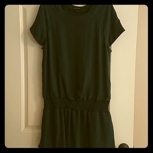 Banana Republic dress, hunter green